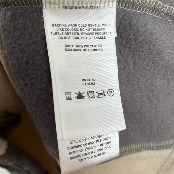 Columbia Men's Tan and Gray Sleeveless Fleece Vest size XL - Picture 4 of 6